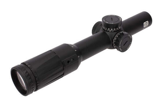 EOTech VUDU 1-6x24mm rifle scope has an integral adjustment fin for fast magnification adjustment